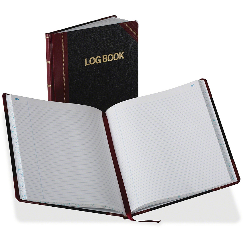Boorum & Pease 150-page Record Ruled Log Book (BORG21150R)