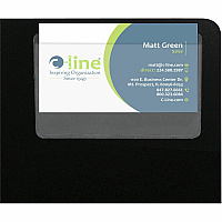 C-Line Self-Adhesive Business Card Holders (CLI70257)