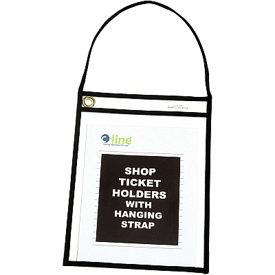 C-Line Shop Ticket Holders With Hanging Straps, Stitched (CLI41922)