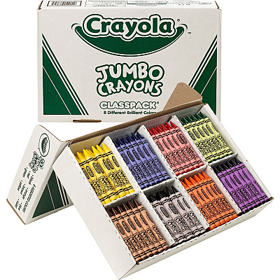 Crayola 8-Color Jumbo Crayon Classpack (CYO528389)