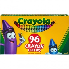 Crayola Built-in Sharpener 96 Count Crayons (520096)