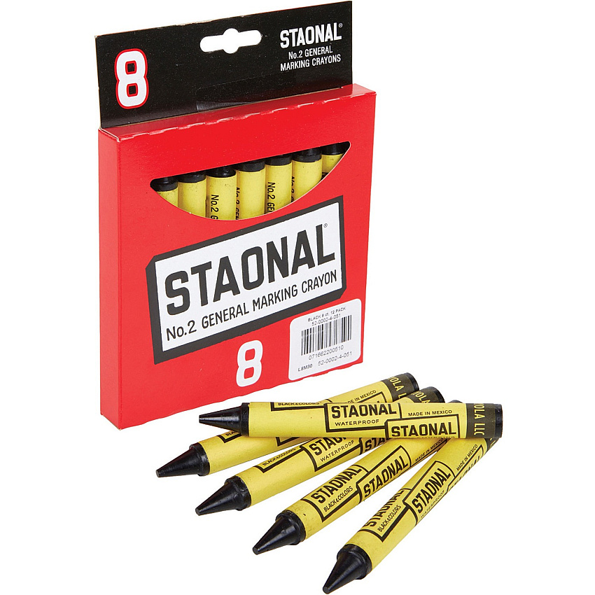 Crayola No. 2 Staonal Marking Wax Crayons (CYO5200023051)