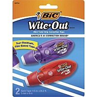 BIC Wite-Out Mini Correction Tape 2-pack (BICWOMTP21)