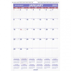 AT-A-GLANCE Ruled Daily Blocks Calendar (PM228)