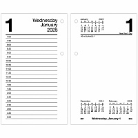 AT-A-GLANCE Desk Calendar Refill, 3.5 x 6, White Sheets, 12-Month (Jan to Dec): 2026 (E71750)