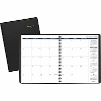 AT-A-GLANCE Monthly Planner, 11 x 9, Black Cover, 15-Month: Jan 2026 to Mar 2027 (7026005)