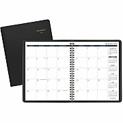 AT-A-GLANCE Monthly Planner, 8.75 x 7, Black Cover, 12-Month (Jan to Dec): 2026 (7012005)