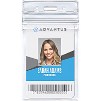 Advantus Vertical Resealable Badge Holder (AVT75524)
