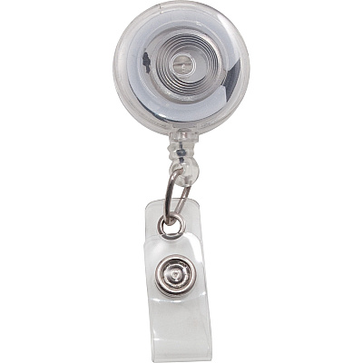 Advantus Translucent Retractable ID Card Reel with Snaps (AVT75473)