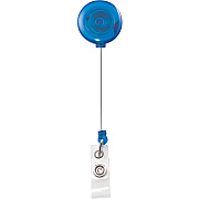 Advantus Translucent Retractable ID Card Reel with Snaps (AVT75472)
