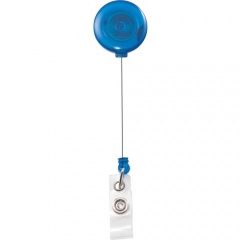 Advantus Translucent Retractable ID Card Reel with Snaps (75472)