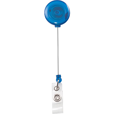 Advantus Translucent Retractable ID Card Reel with Snaps (AVT75472)