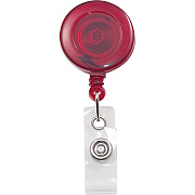 Advantus Translucent Retractable ID Card Reel with Snaps (AVT75471)