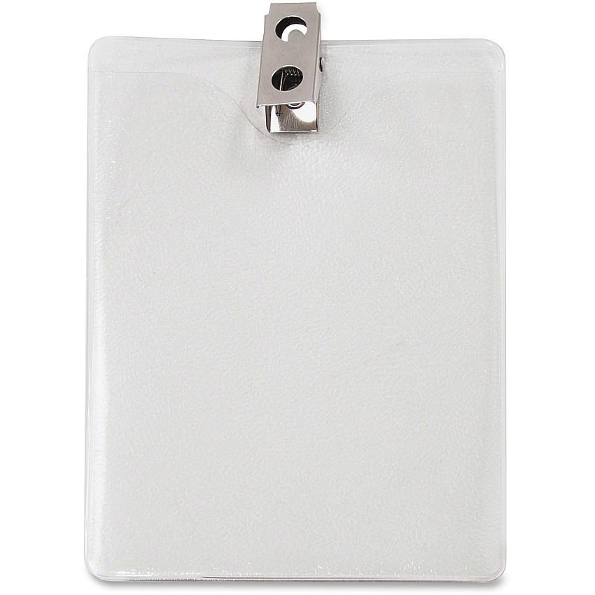 Advantus Vertical Badge Holder with Clip (AVT75457)