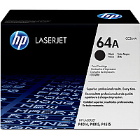 HP 64A (HEWCC364A) Original Laser Toner Cartridge - Single Pack - Black - 1 Each
