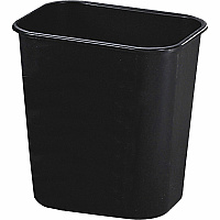 Rubbermaid Commercial 13 QT Standard Deskside Wastebasket (RCP295500BK)