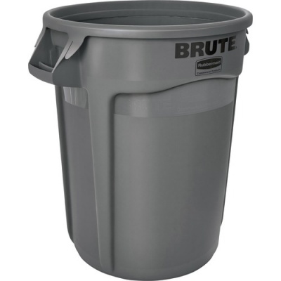 Rubbermaid Commercial Brute 32-Gallon Vented Container (263200GY)