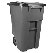 Rubbermaid Commercial Brute Rollout Container with Lid (RCP9W2700GRAY)