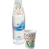 Dixie PerfecTouch 12 oz Insulated Paper Hot Coffee Cups by GP Pro (DXE5342DX)
