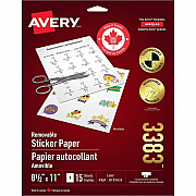 Avery Sticker Project Paper (03383)