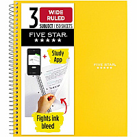 Five Star Three-subject Notebook (MEA05204)