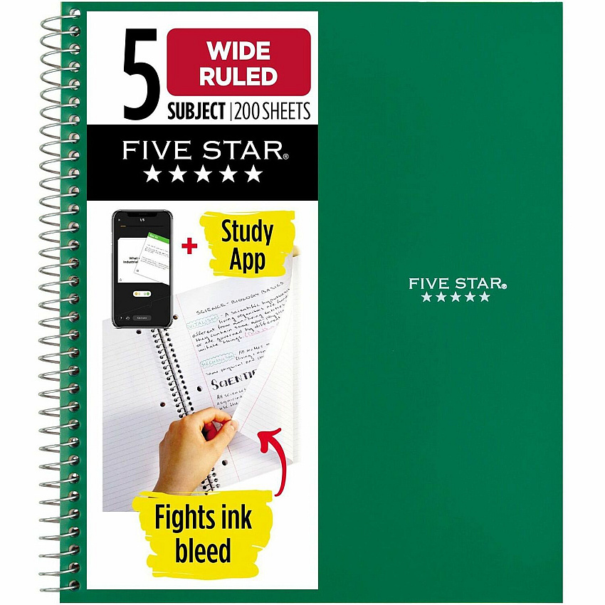 Five Star Five-subject Notebook (MEA05206)