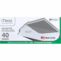 Mead No. 10 Security Envelopes (MEA75214)
