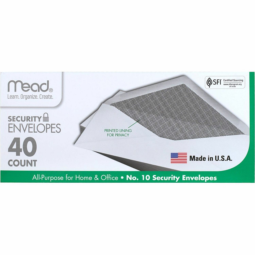 Mead No. 10 Security Envelopes (MEA75214)
