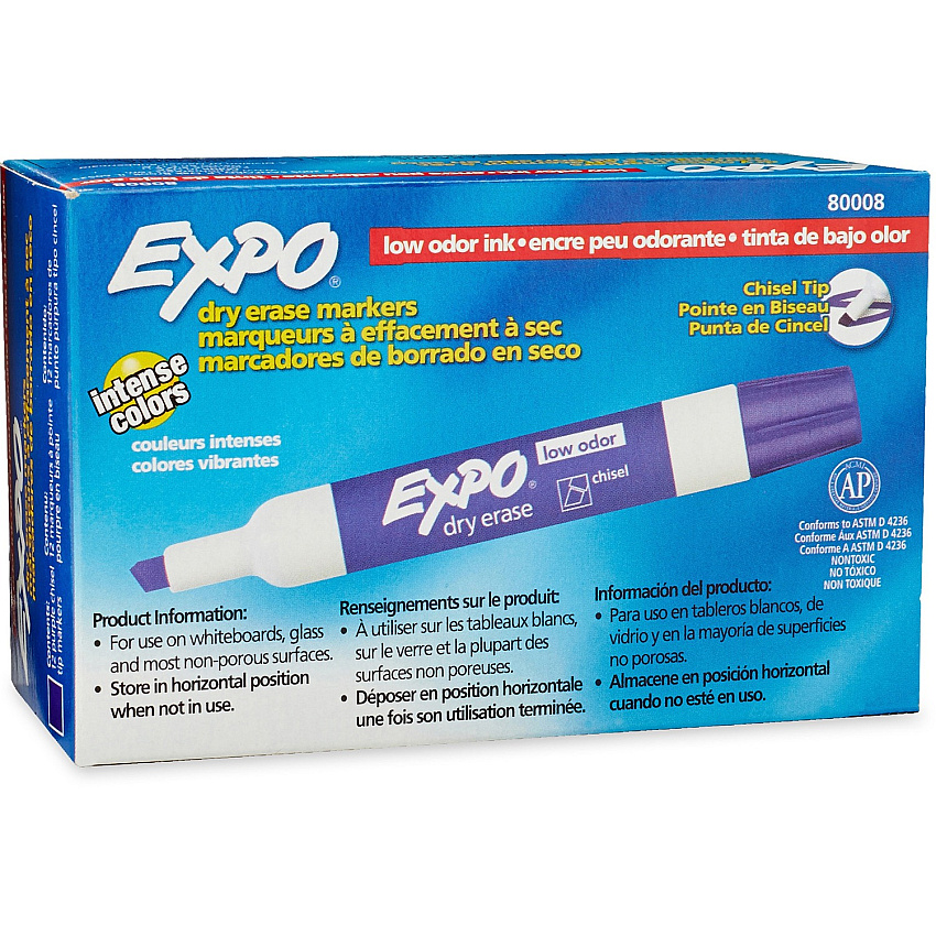 EXPO Large Barrel Dry-Erase Markers (SAN80008)