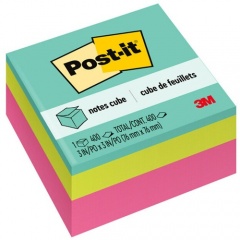 Post-it Notes Cube - Assorted Brights (2027RCR)