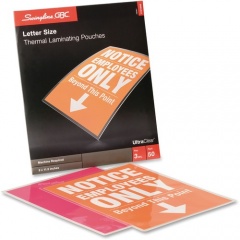 GBC Ultra Clear Thermal Laminating Pouches (3745690)