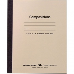 Roaring Spring Wide Ruled Flexible Cover Composition Book (77340)