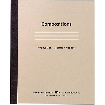 Roaring Spring Wide Ruled Flexible Cover Composition Book (ROA77340)
