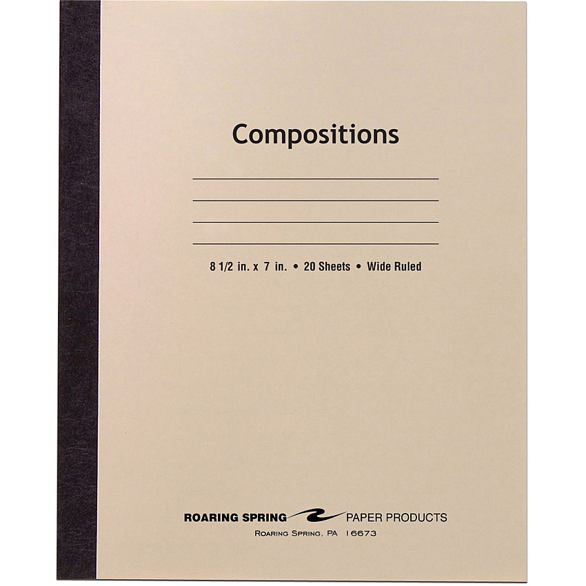 Roaring Spring Wide Ruled Flexible Cover Composition Book (ROA77340)