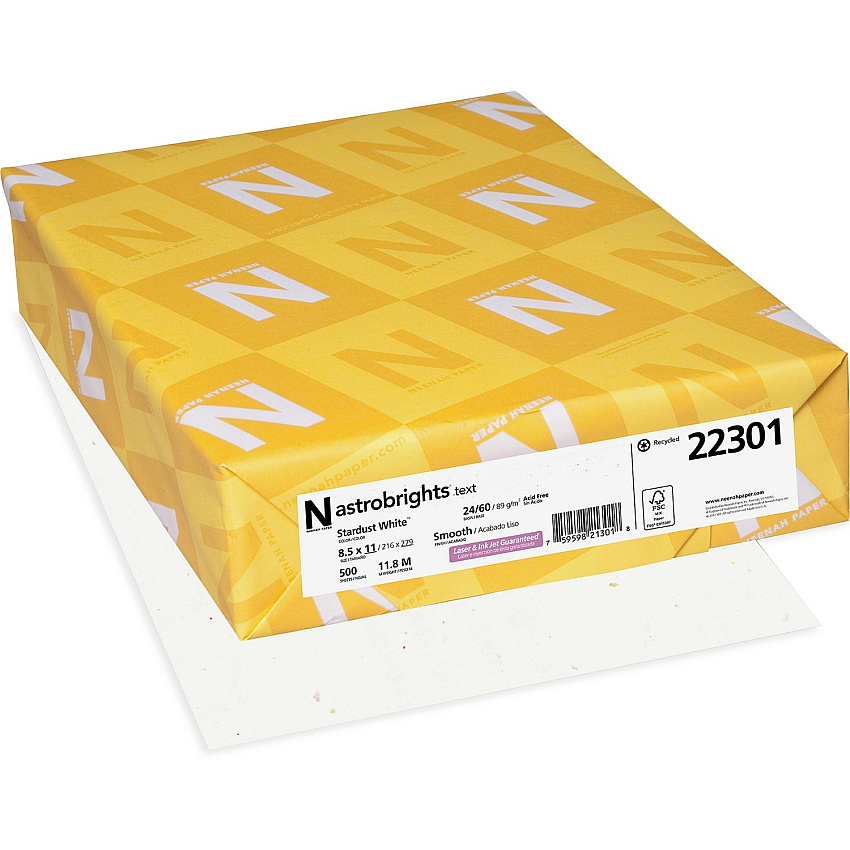Astrobrights Color Copy Paper - Stardust White (WAU22301)