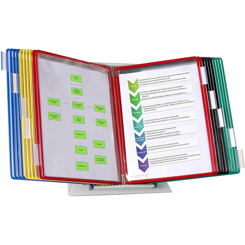 Tarifold Color-coded 20-Pocket Desktop Starter Set (TFID292)