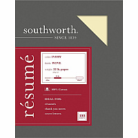 Southworth 100% Cotton Resume Paper (SOURD18ICF)