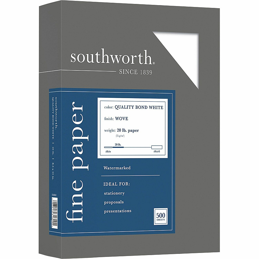 Southworth Quality Bond Paper - White (SOU3162010)