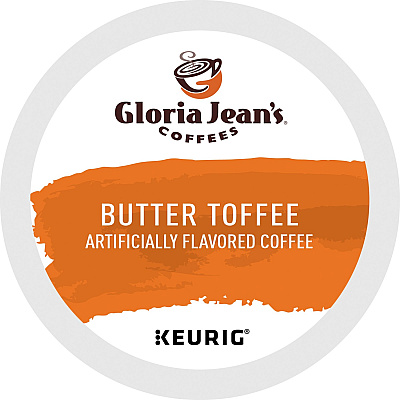 Gloria Jean's Coffees K-Cup Butter Toffee Coffee (DIE60051012)