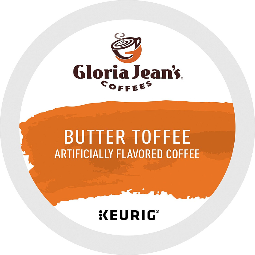 Gloria Jean's Coffees K-Cup Butter Toffee Coffee (DIE60051012)