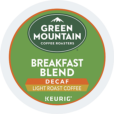 Green Mountain Coffee Roasters K-Cup Breakfast Blend Decaf Coffee (GMT7522)