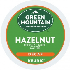 Green Mountain Coffee Roasters K-Cup Hazelnut Decaf Coffee (7792)