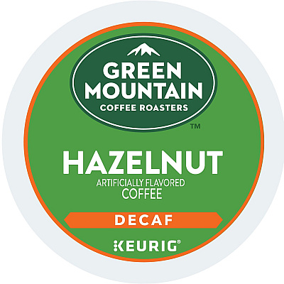 Green Mountain Coffee Roasters K-Cup Hazelnut Decaf Coffee (GMT7792)