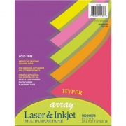 Pacon Laser, Inkjet Bond Paper - Assorted - Recycled - 10% Recycled Content (101135)