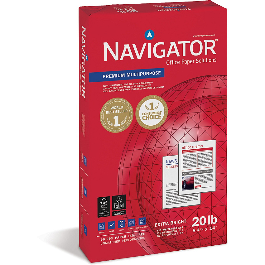 Navigator Premium Multipurpose Trusted Performance Paper - Extra Opacity - White (SNANMP1420)