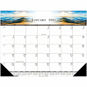 House of Doolittle Recycled Illustrated Desk Pad Calendar (140HD)