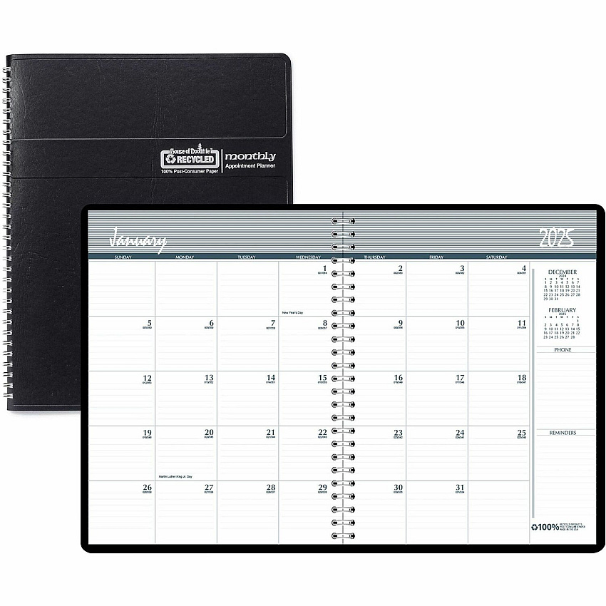 House of Doolittle Wirebound Monthly Planner (26202)