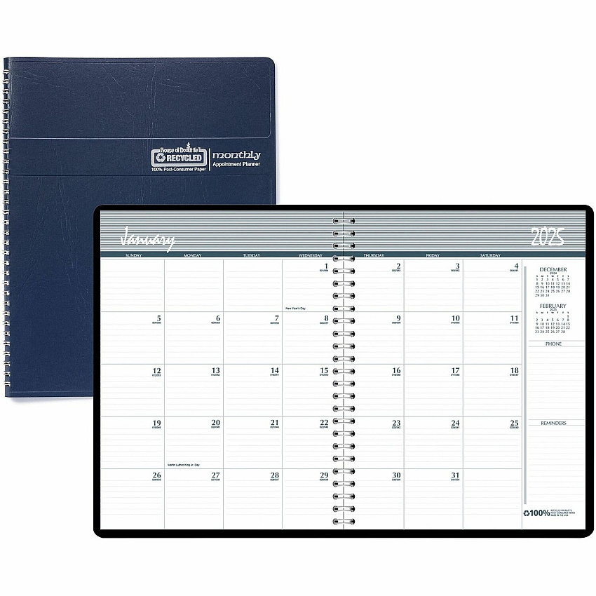 House of Doolittle 14-month Classic Wirebound Monthly Planner (26207)