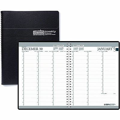 House of Doolittle Black Professional Weekly Planner (27202)