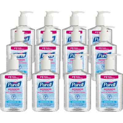 Gojo Purell Instant Hand Sanitizer Pump Dispenser Bottle (965212CT)
